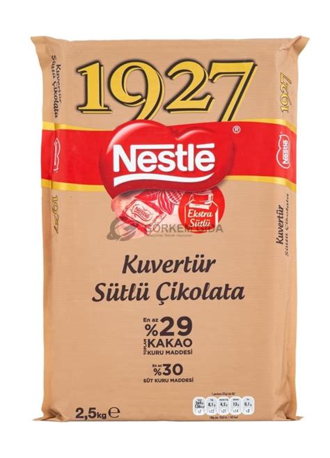 Nestle sütlü kuvertur 25 kg